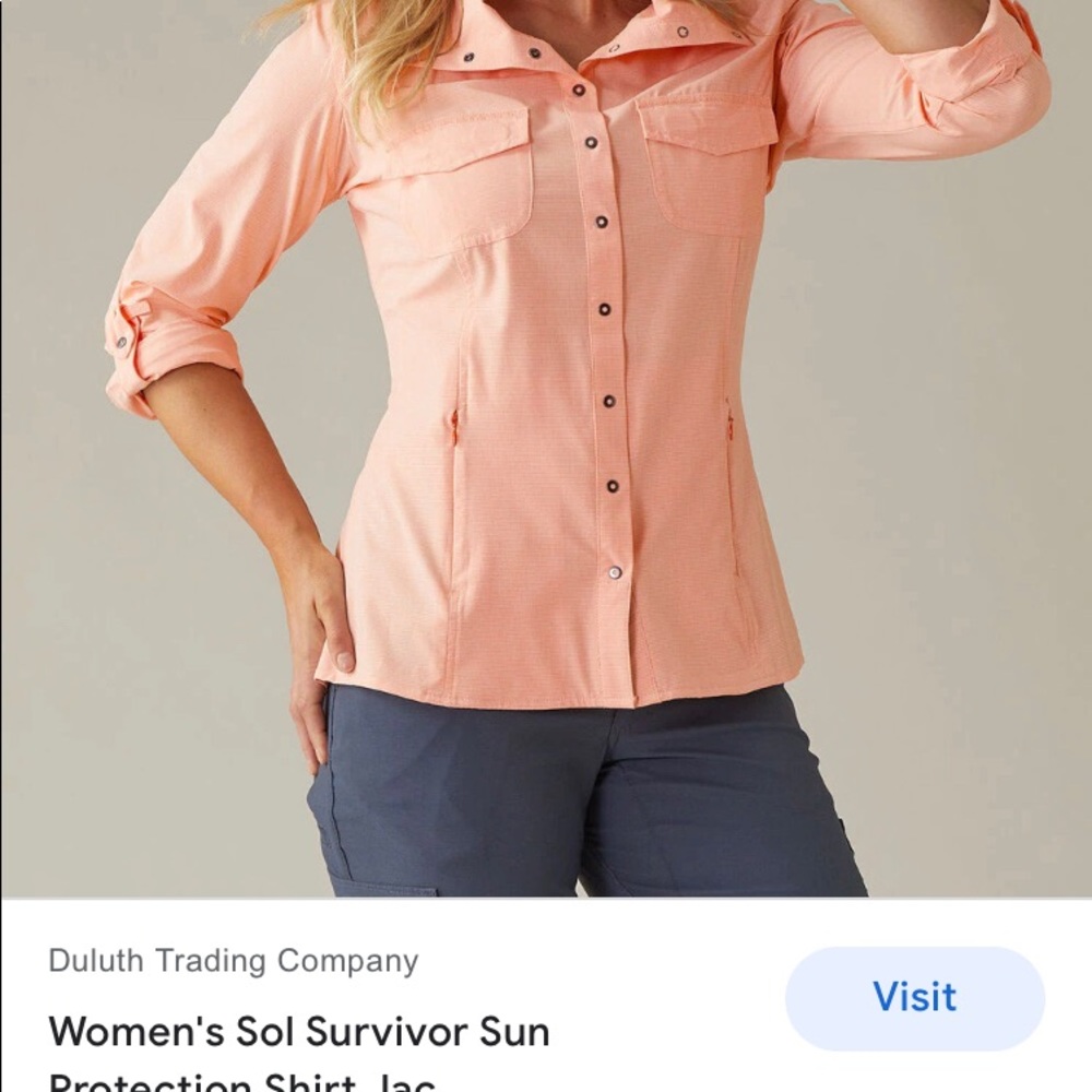 MINT Condition Duluth Trading Company Hoodie Sol Survivor Tunic Dress Top Long!